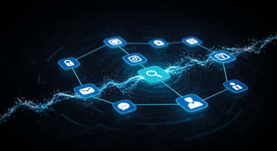 Abstract representation of Social Media Intelligence
